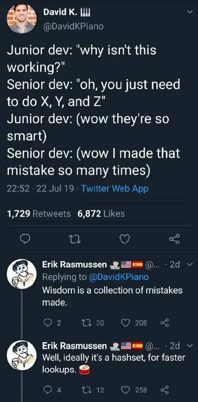Senior Developer Knows the Mistake