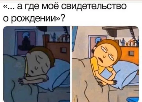 А где моё свидетельство о рождении