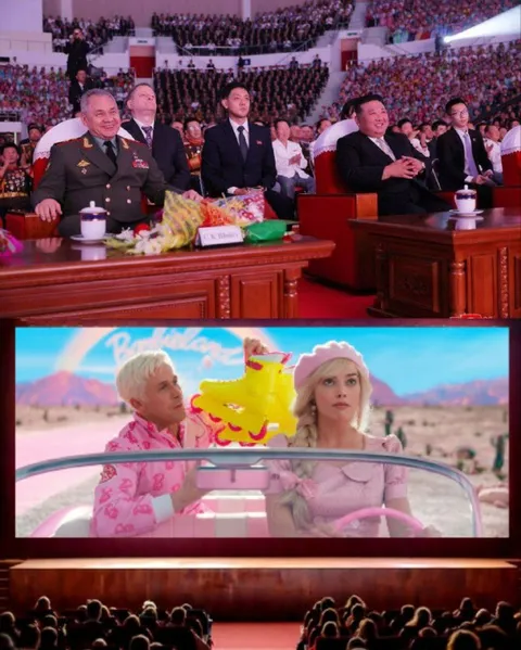 Kim Jong Un Watches Barbie