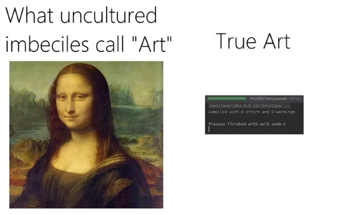 True Art Is Passing Tests