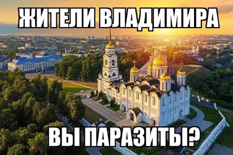 Жители Владимира, вы паразиты?
