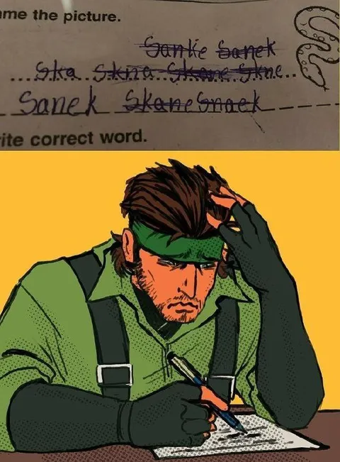 Overthinking How to Spell Snake