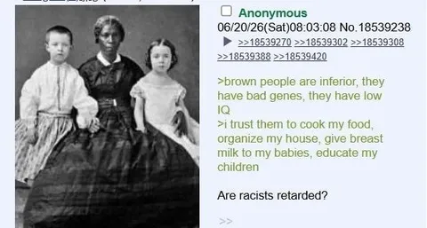 Racist Trusts Brown People to Cook