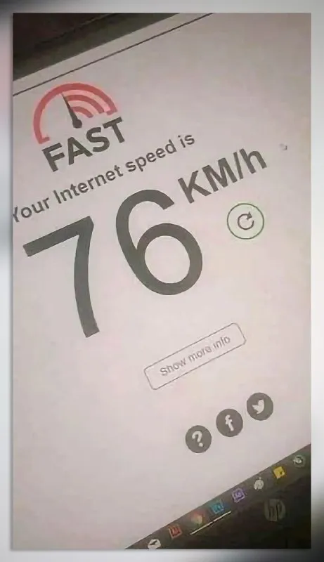 Internet Speed at 76 KM/h
