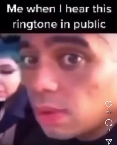 Awkward Public Ringtone Reaction