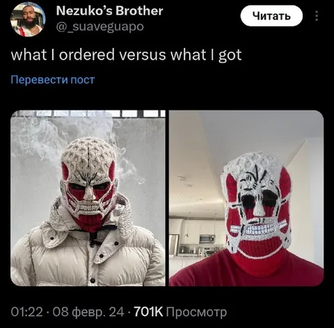 What I Ordered Versus What I Got