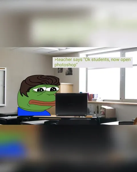 Pepe Installs GIMP at School