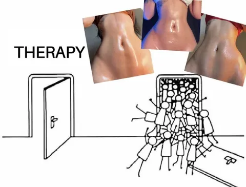 Therapy Is Looking at Abs