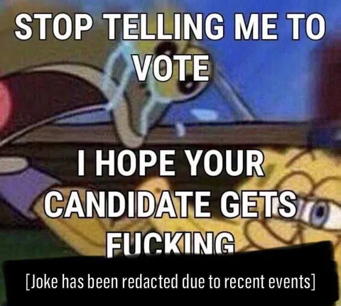 Candidate Gets Fucking Redacted