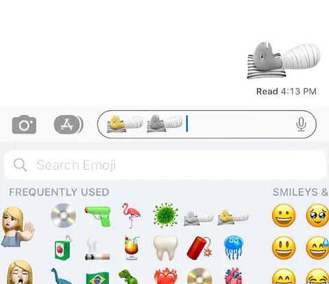 Read Receipt After Weird Emojis