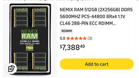 Ridiculously Expensive RAM