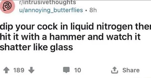 Liquid Nitrogen Intrusive Thought