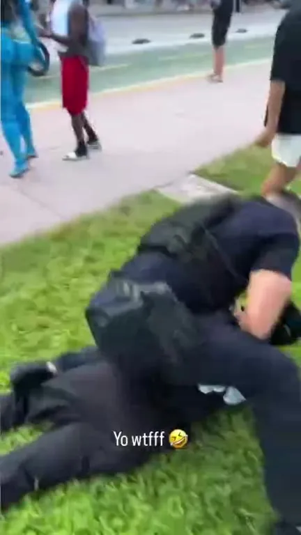 Blue Costume Causes Chaos