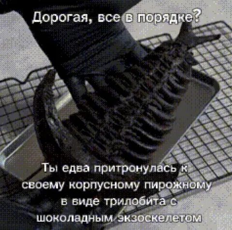 Шоколадный трилобит с экзоскелетом