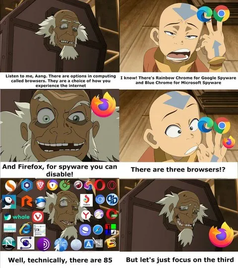 There Are Three Browsers