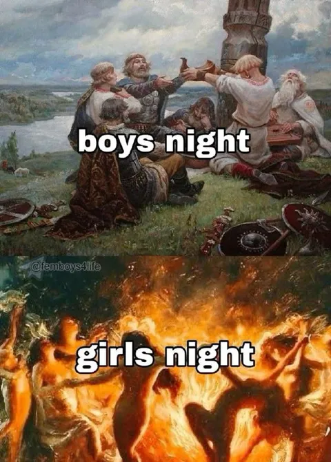Boys Night vs Girls Night