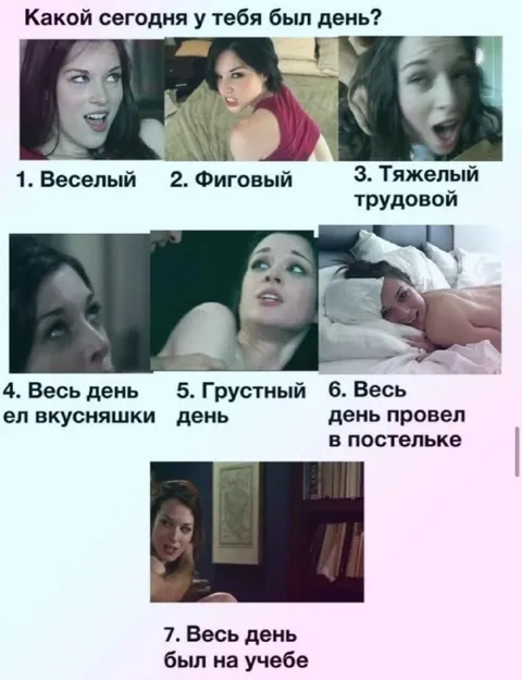 Какой сегодня у тебя был день