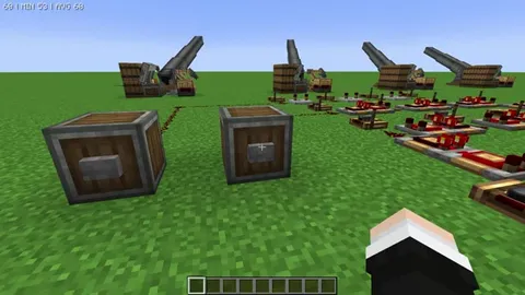 Minecraft артиллерийский салют