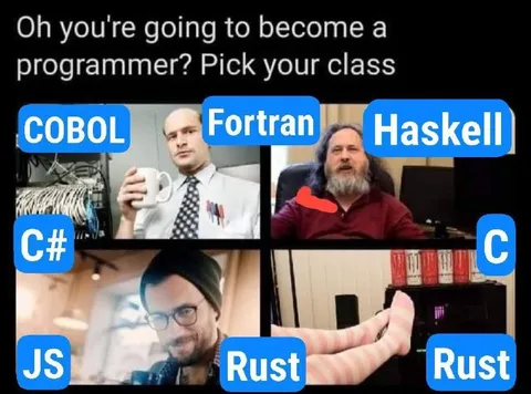 Pick Your Programming Language Class