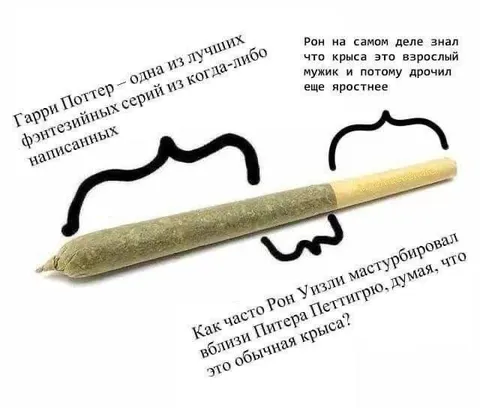 Рон и крыса Питера Петтигрю
