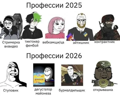 Профессии 2025 и 2026