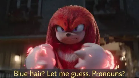 Knuckles Guesses Your Pronouns
