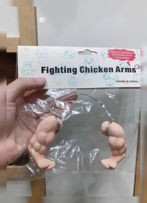 Fighting Chicken Arms Toy