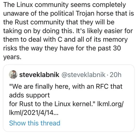 Linux Rust Trojan Horse