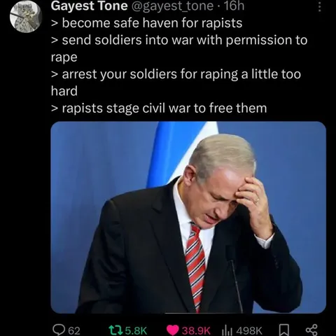 Netanyahu Facepalms at War Crimes