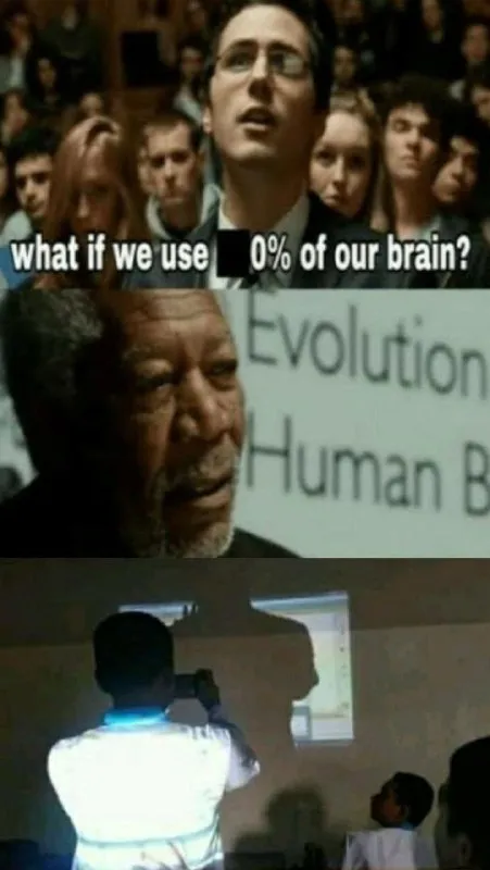 What If We Use 0% of Our Brain