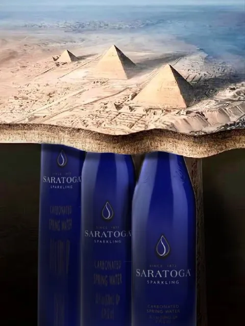 Saratoga Pyramids of Water