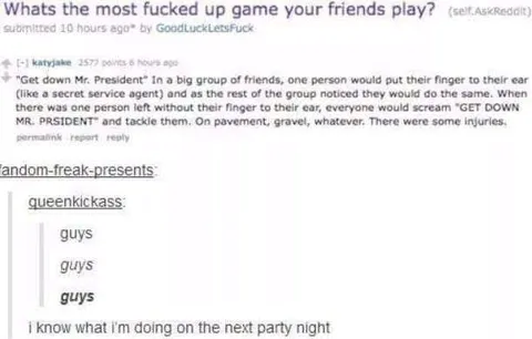 Get Down Mr. President Game