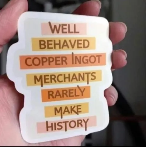 Well-Behaved Copper Ingot Merchants