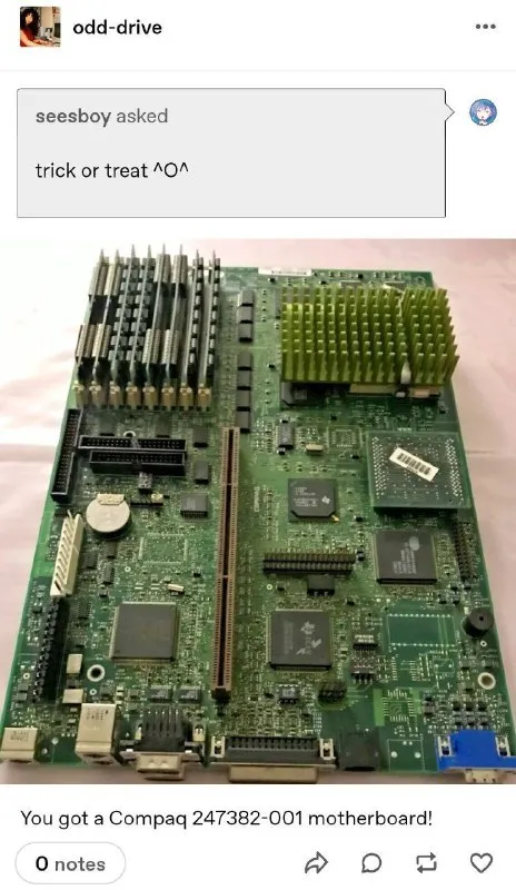 Trick or Treat Motherboard