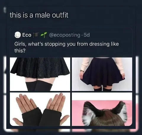 This Is a Male Outfit