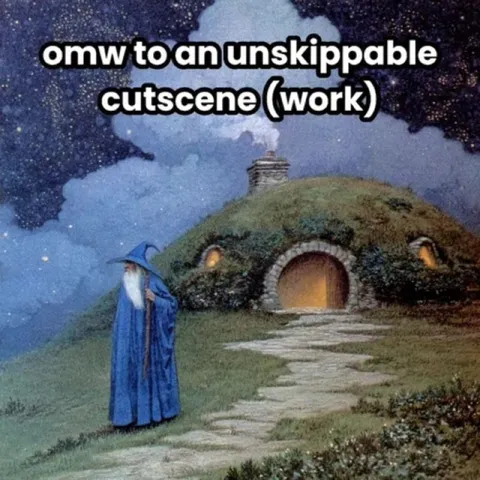 Gandalf Goes to the Work Cutscene