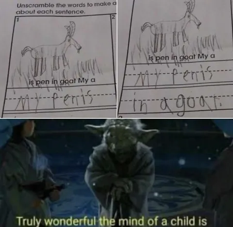 Yoda Praises a Child's Mind