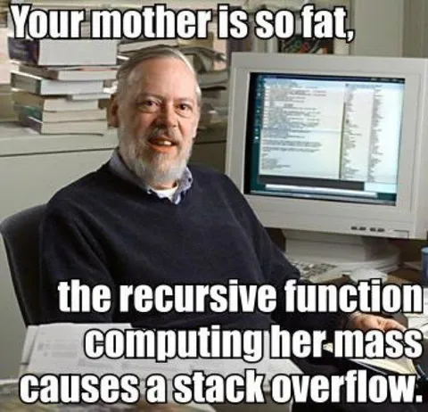 Recursive Mother Mass Stack Overflow