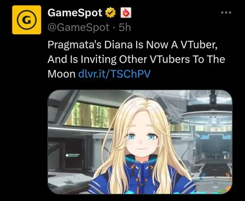Pragmata’s Diana Becomes a VTuber