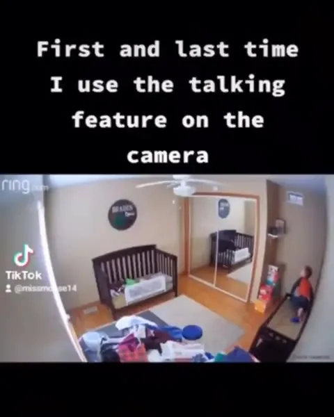 Talking camera scares Brayden