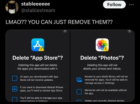 You Can Just Remove Them