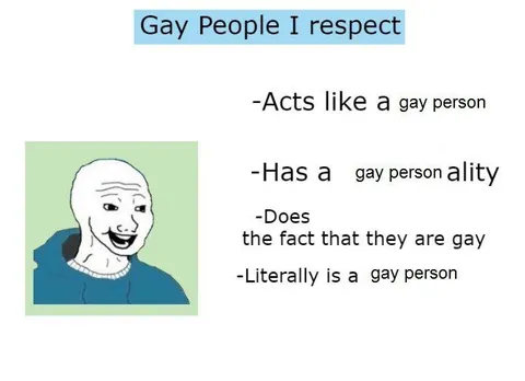 Gay People I Respect