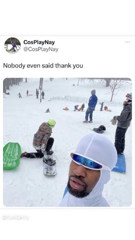 Nobody Even Said Thank You