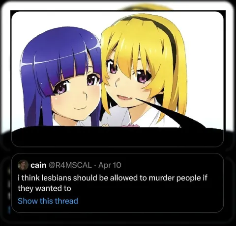 Lesbians Allowed to Murder