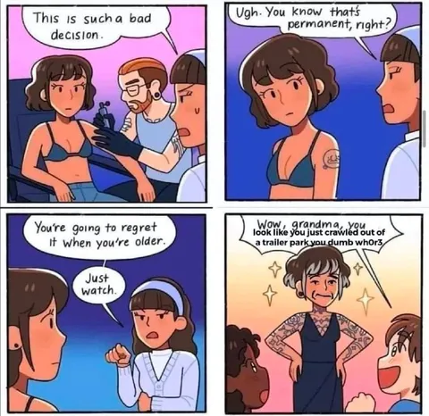 Tattoo Regret Grandma