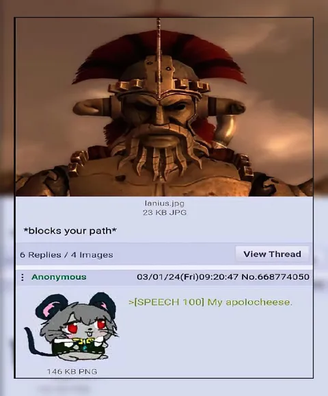 Lanius Blocks Your Path
