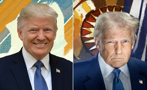 Трамп до и после