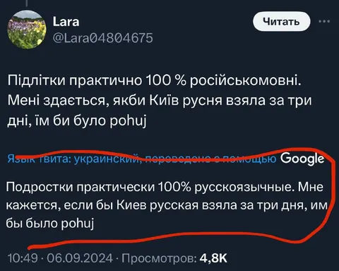 Підлітки російськомовні