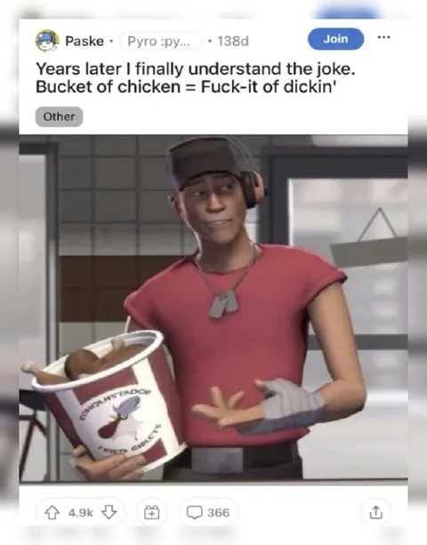 Finally Understands the Chicken Joke