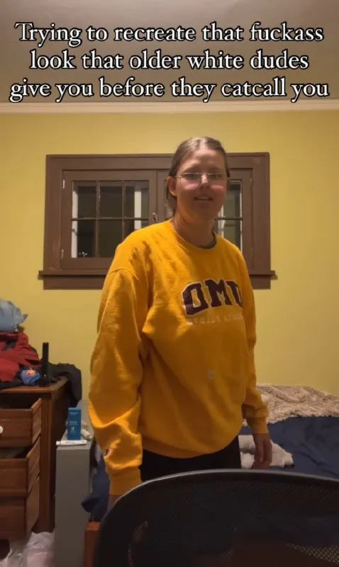 Older White Dude Catcall Look